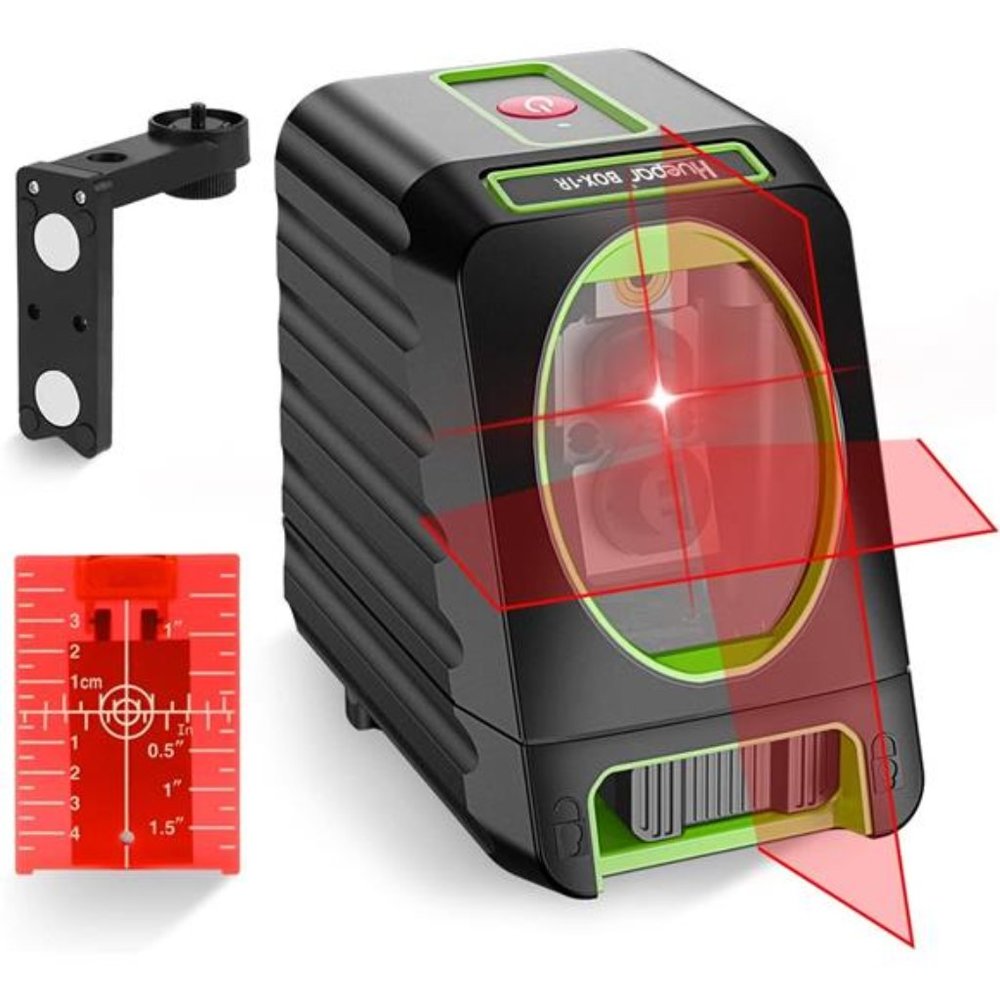 Self-Leveling Laser Level 150ft Outdoor Cross Line Laser, Selectable Laser Lines
